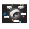 V3H VR All In One 3G Ram 16G Rom 5,5 tuuman 2K Display 3D-lasit WiFi Virtual Reality Goggles