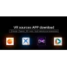 VR GlassesV3H VR All In One 3G Ram 16G Rom 5,5 pulgadas 2K Mostrar cristales 3D WiFi Realidad virtual gafas