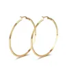 Gold & Silver Round Hoops örhängen 2 par