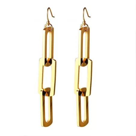 Triple Pin Long Earrings Näytä tarkat tiedot
