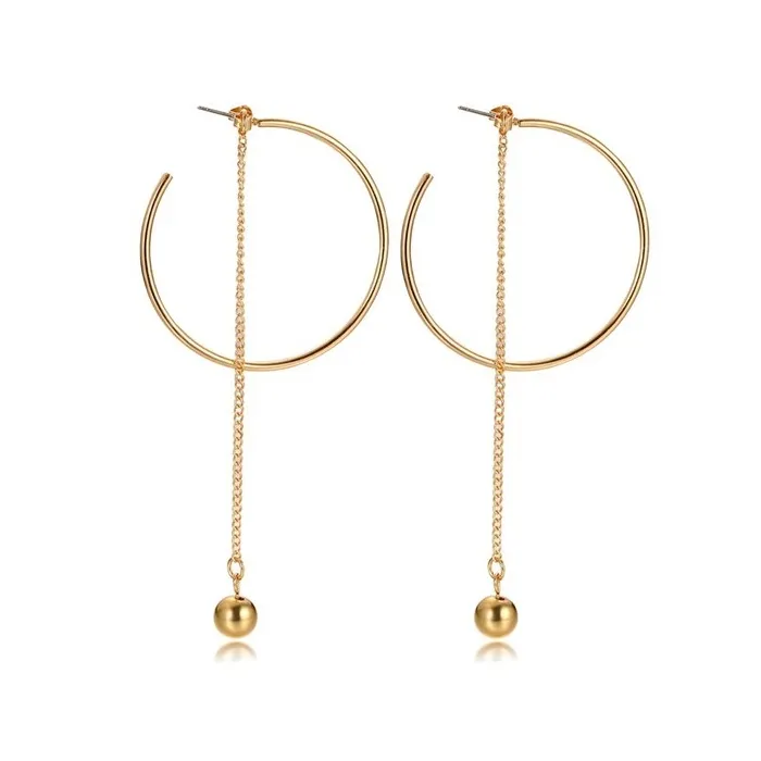 Ball Hoops Long EarringOorbellen