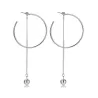 Ball & Hoops Long Earrings