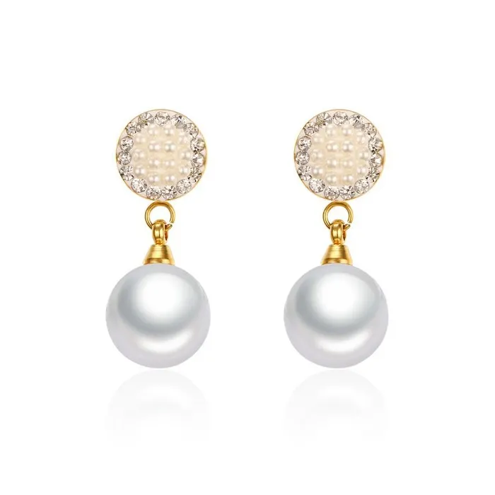 AretesPerlas & Pendientes de cristal