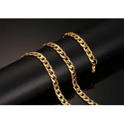 colar de cadeia de ouro 60cm