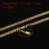 Guldkedjan halsband 60 cm