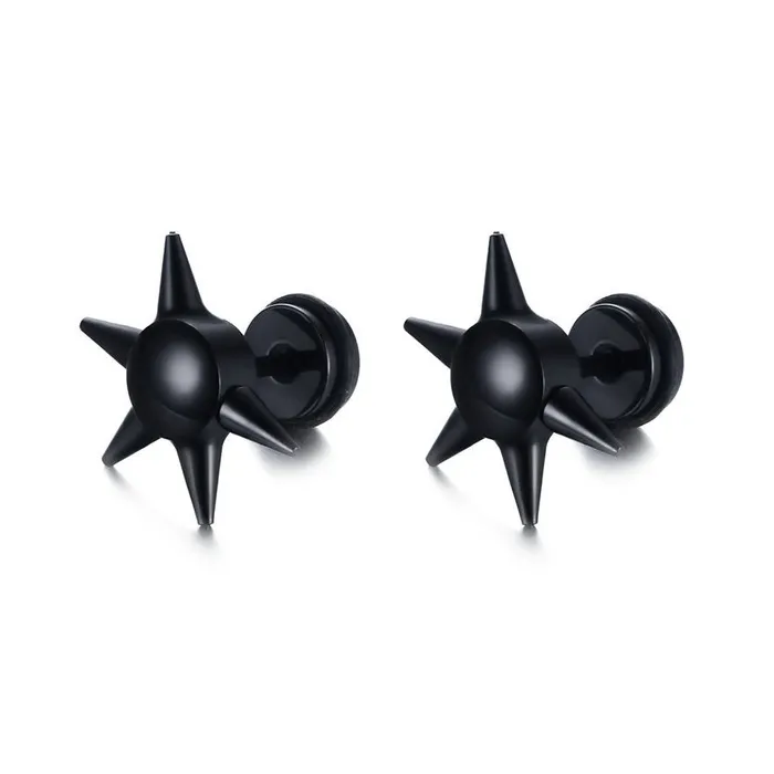 PendientesPendientes Black Nail Stud Unisex
