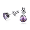 Shiny Crystal Stud Small Earrings