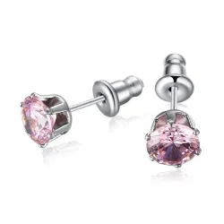 Shiny Crystal Stud Small Earrings