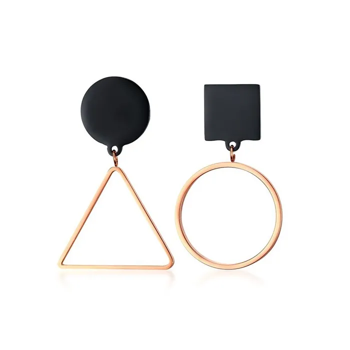Asymmetriska geometriska studörhängen