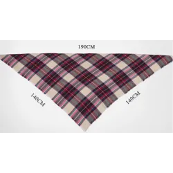 Triangle winter scarf - premium quality cotton