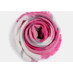 Triângulo lenço de inverno - algodão de qualidade premium