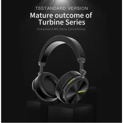 Casque bluedio T/5 Bluetooth Casque d'annulation avec microphone
