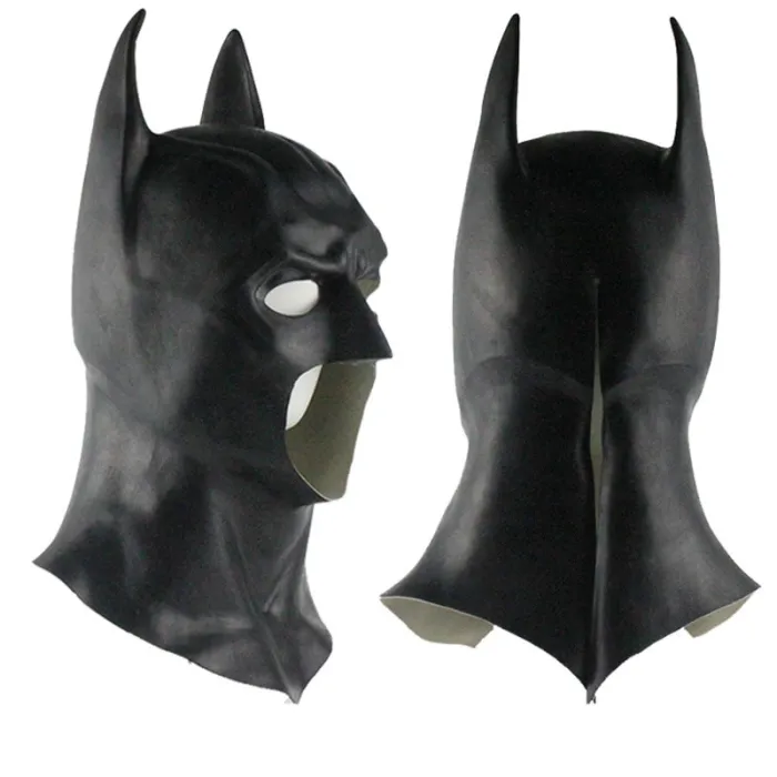 Maschera di Batman di Halloween Full Face Latex