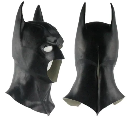 Halloween Plein visage Latex Batman Mask