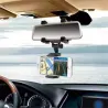 iPhone Samsung GPS Smartphone Car Rear View Mirror 360 Degree Phone Holder Näytä tarkat tiedot