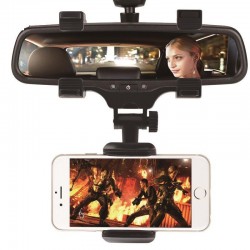 iPhone Samsung GPS Smartphone carro traseiro vista espelho 360 graus telefone titular