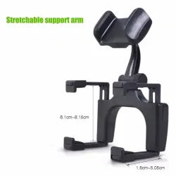 iPhone Samsung GPS Smartphone Car Rear View Mirror 360 Degree Phone Holder Näytä tarkat tiedot