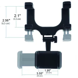 iPhone Samsung GPS Smartphone Auto hinten Spiegel 360 Grad Telefonhalter