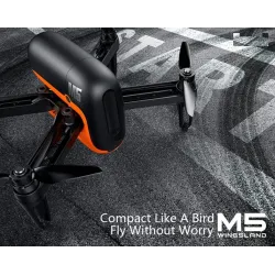 DronesWingsland Fly M5 GPS inalámbrico FPV 720P Cámara RC Drone Quadcopter RTF