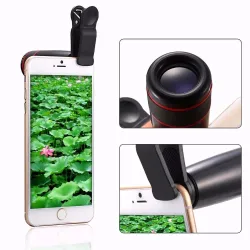 iPhone 8 7 6 5 Älypuhelin Mobile Tripod 12X Telefoto Telescope Lens Kit