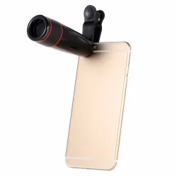 iPhone 8 7 6 5 Älypuhelin Mobile Tripod 12X Telefoto Telescope Lens Kit
