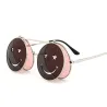 Steampunk Vintage Round Double Lens aurinkolasit Unisex