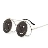 Steampunk Vintage Round Double Lens Sunglasses UnisexSunglasses