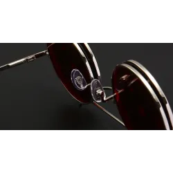 Steampunk Vintage Round Double Lens aurinkolasit Unisex