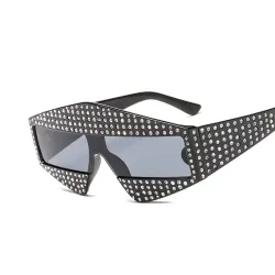 Cornice strass - occhiali da sole oversize
