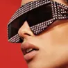 Cornice strass - occhiali da sole oversize