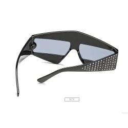 Cornice strass - occhiali da sole oversize