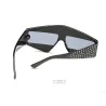 Cornice strass - occhiali da sole oversize