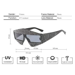 Cornice strass - occhiali da sole oversize