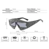 Gafas de solMarco de rinocerontes - gafas de sol sobredimensionadas