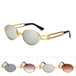 Retro Steampunk Small Round Sunglasses Unisex UV400