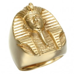 Złoty Egipski Faraon PierścieńPierścionki