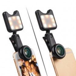 iPhone 3 em 1 câmera ampla macro & levou lente de luz Kit