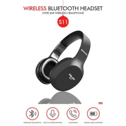 AuricularesAuriculares Bluetooth plegable S11 inalámbrico con micrófono