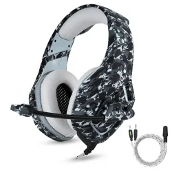 AuricularesPS4 PC Computer Xbox Uno - auriculares camuflaje - auriculares con micrófono