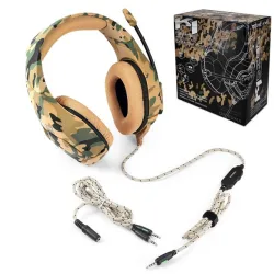 AuricularesPS4 PC Computer Xbox Uno - auriculares camuflaje - auriculares con micrófono