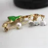 Lily of the Valley & Pearl - brosch