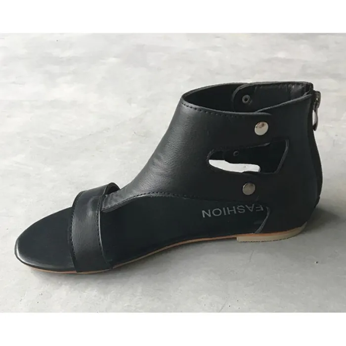 Leren Gladiator DamessandalenSandalen