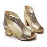 Elegante Shiny sandali stivali