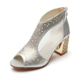 Elégantes sandales Shiny Booties