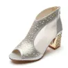Elegante Shiny sandali stivali