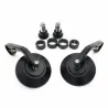 7/8 "Runda motorcykel bak vy Bar-End speglar set