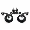 7/8 "Runda motorcykel bak vy Bar-End speglar set
