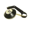 7/8 "Runda motorcykel bak vy Bar-End speglar set