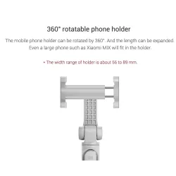 Alkuperäinen nimi: Xiaomi Handheld Mini Foldable Tripod 2 Monopod Selfie Stick Bluetooth Wireless