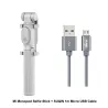 Alkuperäinen nimi: Xiaomi Handheld Mini Foldable Tripod 2 Monopod Selfie Stick Bluetooth Wireless